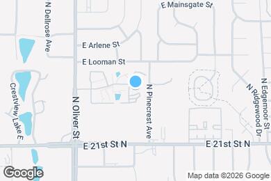 Map image of the property - Tall Oaks Apartments