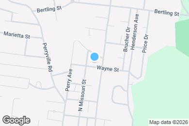 Map image of the property - 1420 Wayne St
