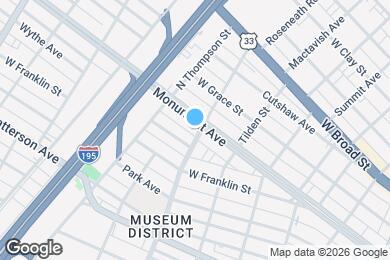 Map image of the property - 3401 Monument Ave