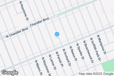 Map image of the property - 633 N Orchard Dr