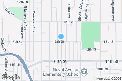 Map image of the property - 1302 N Montgomery Ave