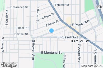 Map image of the property - 603 E Potter Ave