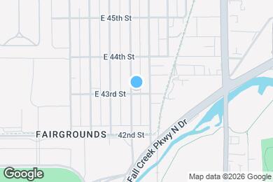 Map image of the property - 4301 Crittenden Ave