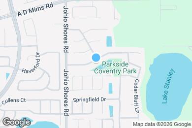 Map image of the property - 2523 Dovetail Dr