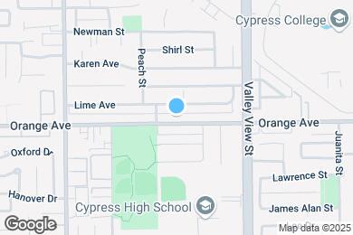 Map image of the property - 5801 Orange Ave