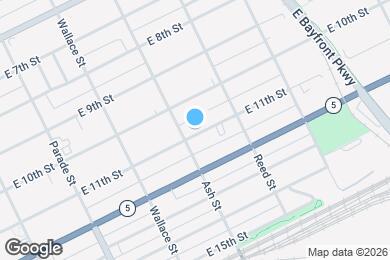 Map image of the property - 612 E 11th St