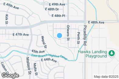 Map image of the property - 21450 E 46th Ave