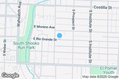 Map image of the property - 710 E Rio Grande St