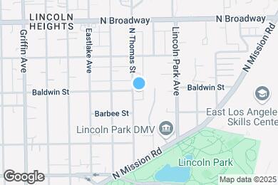 Map image of the property - 2134 N Thomas St