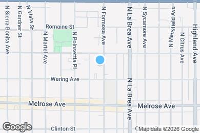 Map image of the property - 833 1/3 N Formosa Ave