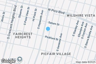 Map image of the property - 1547 S Orange Grove Ave