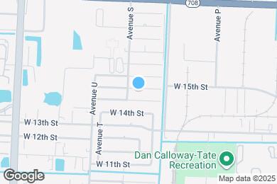 Map image of the property - 1573 W 16th St