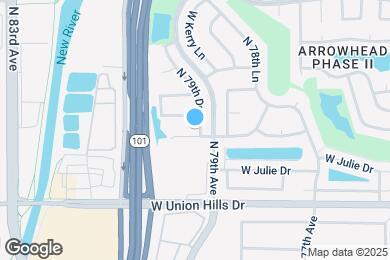 Map image of the property - 7916 W Kimberly Way