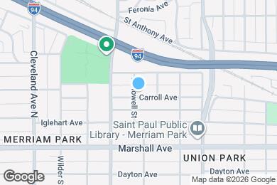 Map image of the property - 1913 Carroll Ave