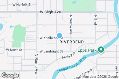 Map image of the property - 1322 W Knollwood St
