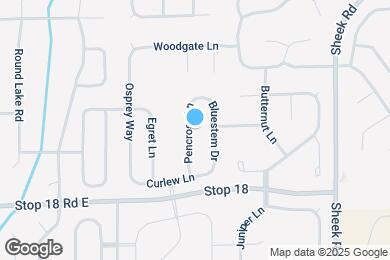 Map image of the property - 1447 Pencross Ln