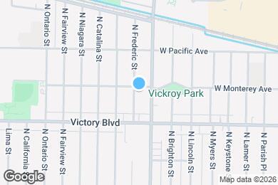 Map image of the property - 1640 N Frederic St
