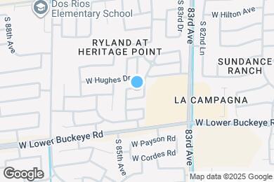 Map image of the property - 8413 W Flavia Haven