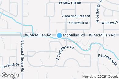 Map image of the property - 2014 E Mountain Man Dr