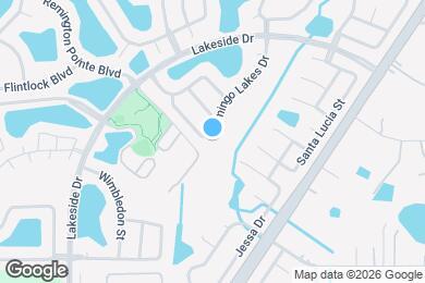 Map image of the property - 2332 Flamingo Lakes Dr