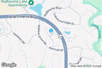 Map image of the property - Northlake Apartments