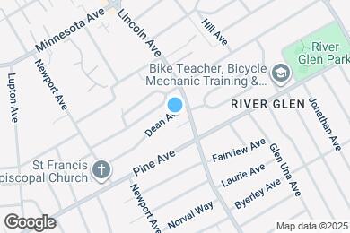 Map image of the property - 1116 Dean Ave