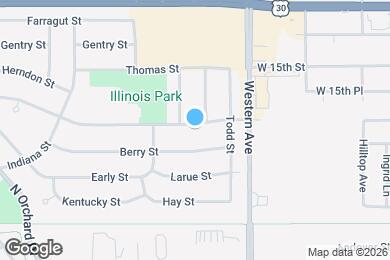 Map image of the property - 121 Illinois St