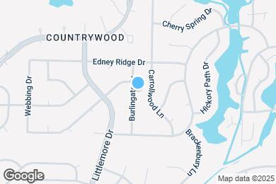 Map image of the property - 2234 Burlingate Dr