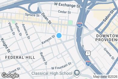 Map image of the property - 197 Dean St