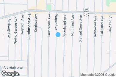 Map image of the property - 1505 Wagar Ave