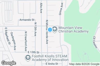 Map image of the property - 1420 Felicita Ct