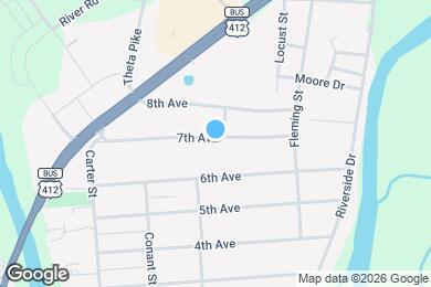 Map image of the property - 212 7th Ave