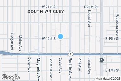 Map image of the property - 1892 Cedar Ave