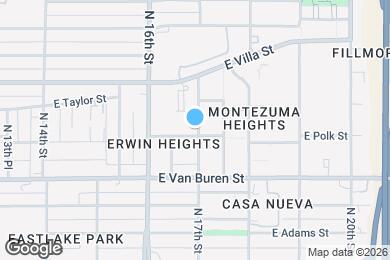 Map image of the property - 408 N 17th St