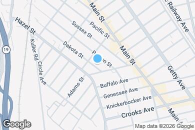 Map image of the property - 383 Dakota St