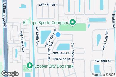 Map image of the property - 11709 SW 50th Ct