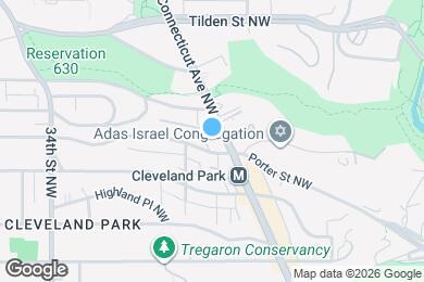 Map image of the property - 3616 Connecticut Ave NW