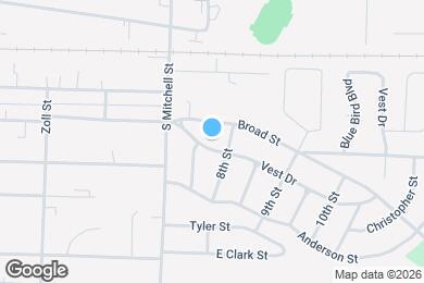 Map image of the property - 713 Vest Dr