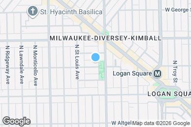 Map image of the property - 3422 W Schubert Ave