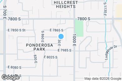 Map image of the property - 7923 S 930 E
