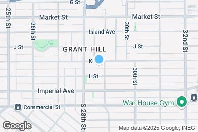 Map image of the property - 2853 K St