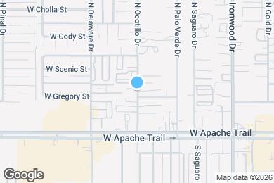 Map image of the property - 270 N Ocotillo Dr