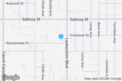 Map image of the property - MODERNO North Hollywood