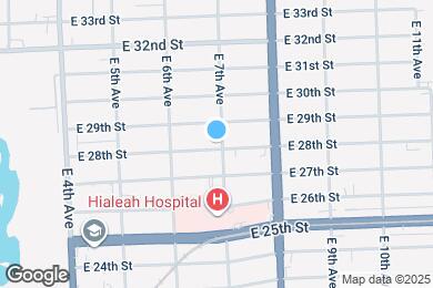 Map image of the property - 2810 E 7th Ave