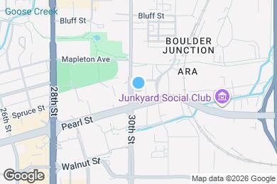 Map image of the property - Pearl at Boulder Commons