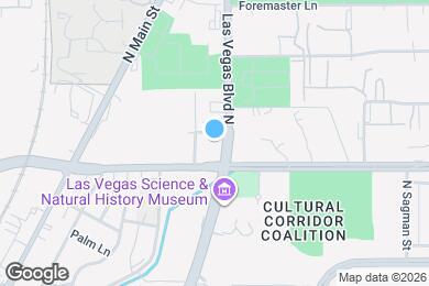 Map image of the property - 921 Las Vegas Blvd N