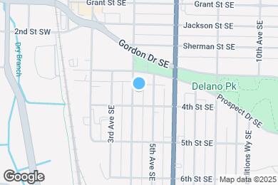 Map image of the property - 714 4th Ave SE