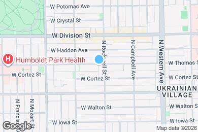 Map image of the property - 2609 W Thomas St