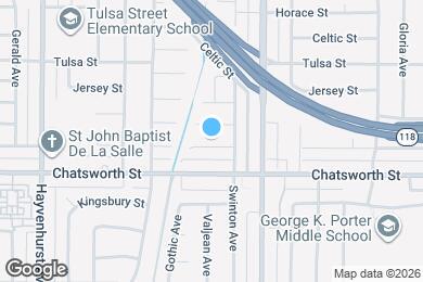 Map image of the property - 16257 Los Alimos St