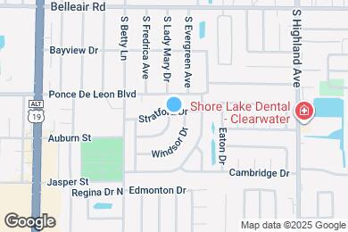 Map image of the property - 1355 Stratford Dr